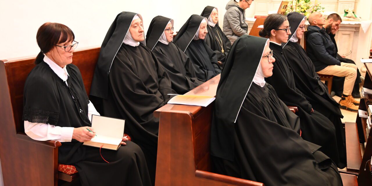 ZADAR: Nadbiskup Zgrablić na Uskrsni ponedjeljak pohodio benediktinke sv. Marije