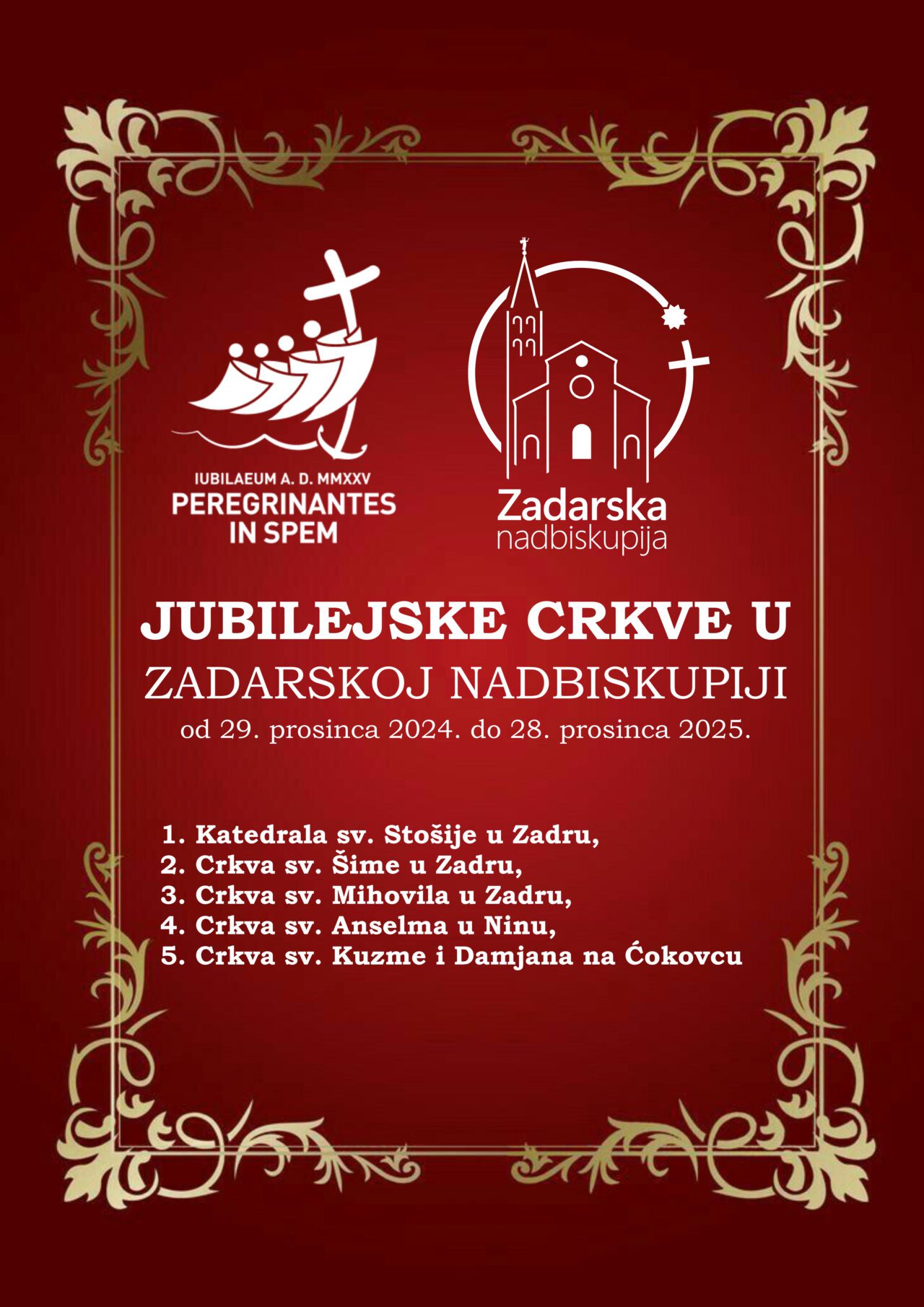 Jubilejske crkve, plakat