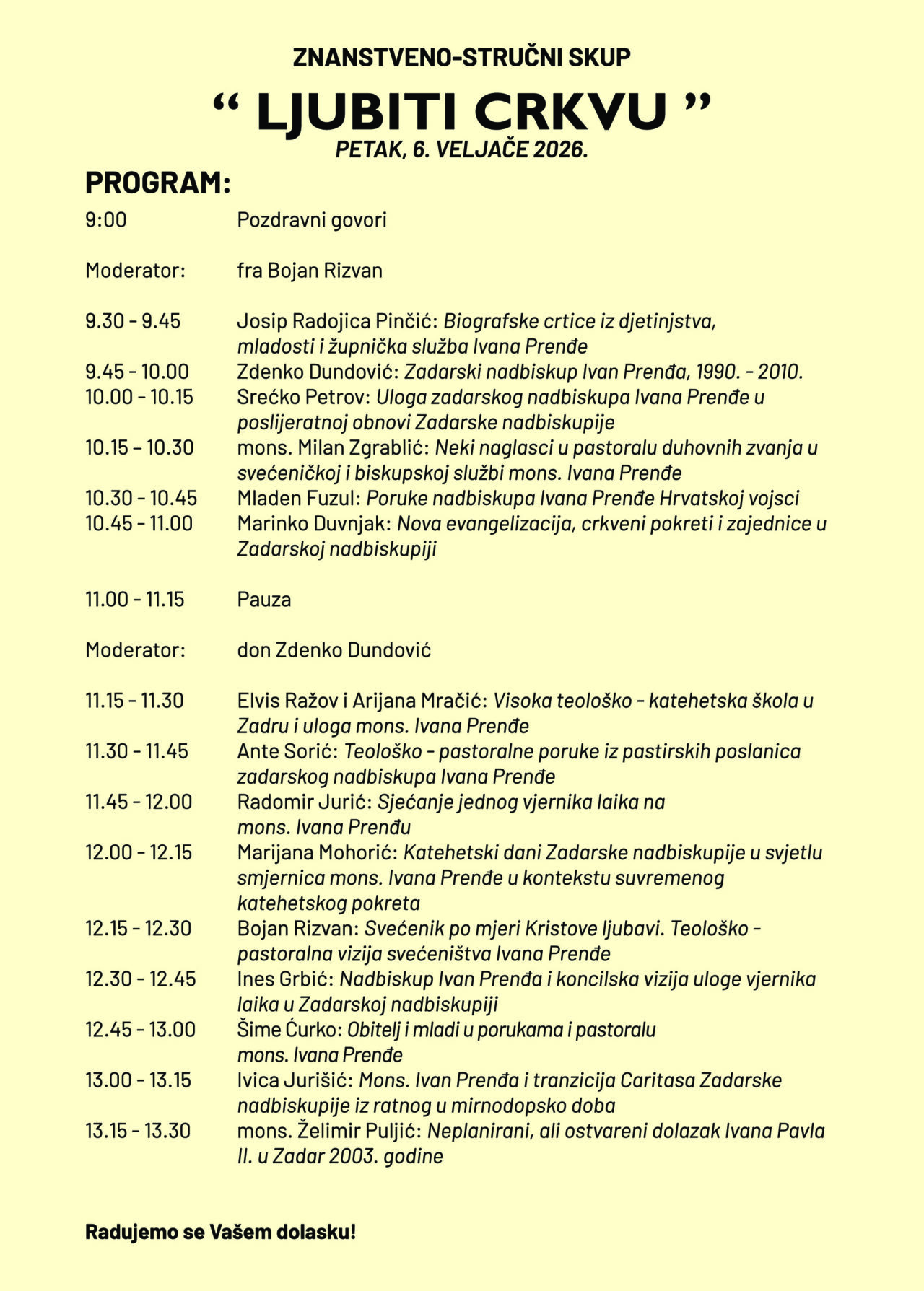 Plakat Prenđa Program