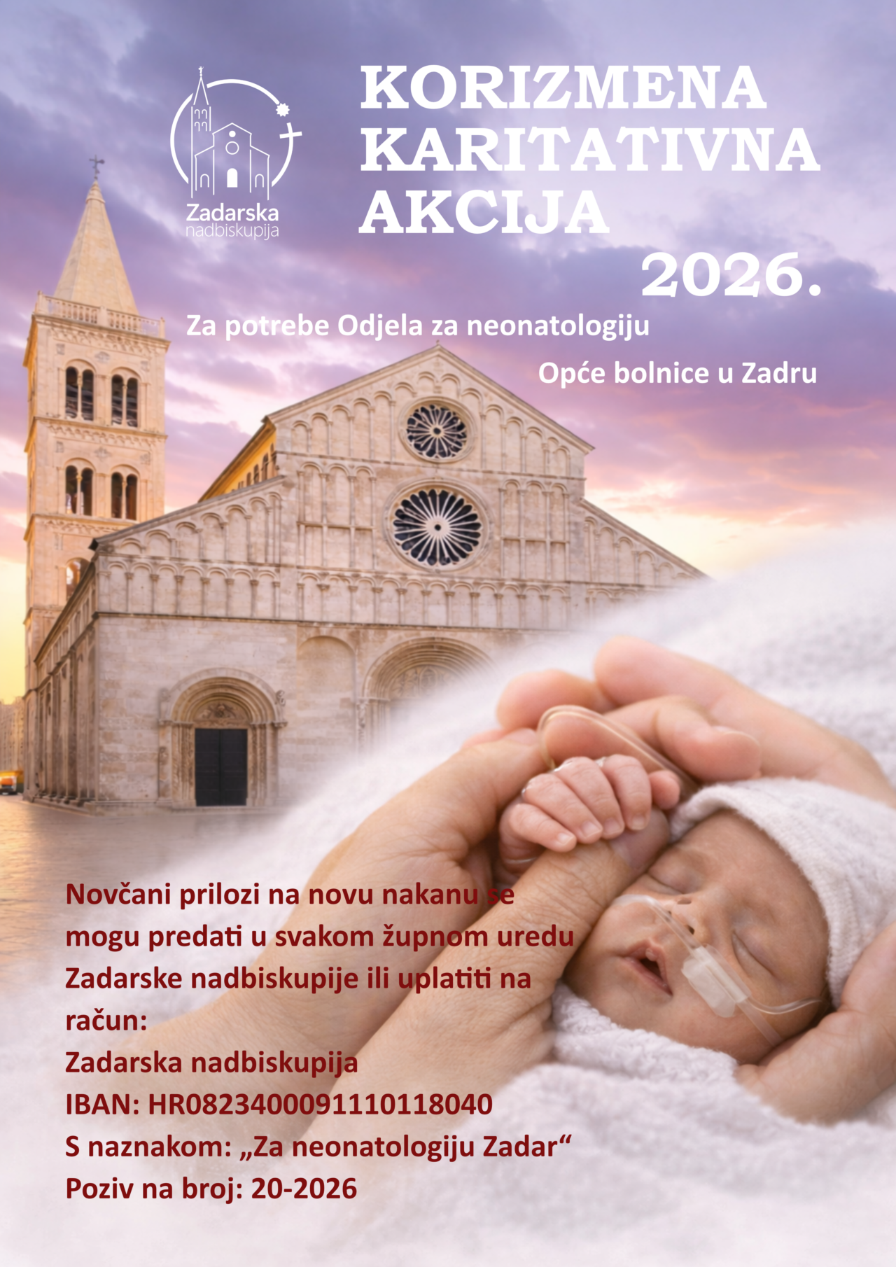 Korizmena akcija 2026., plakat
