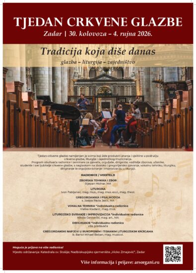Tjedan crkvene glazbe Plakat
